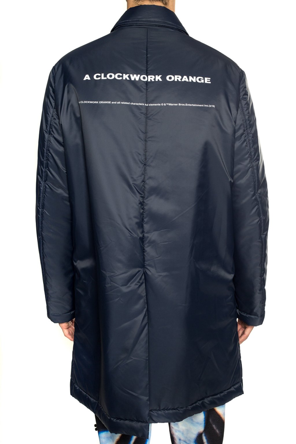 Navy blue 'A Clockwork Orange' motif coat Undercover - Vitkac TW